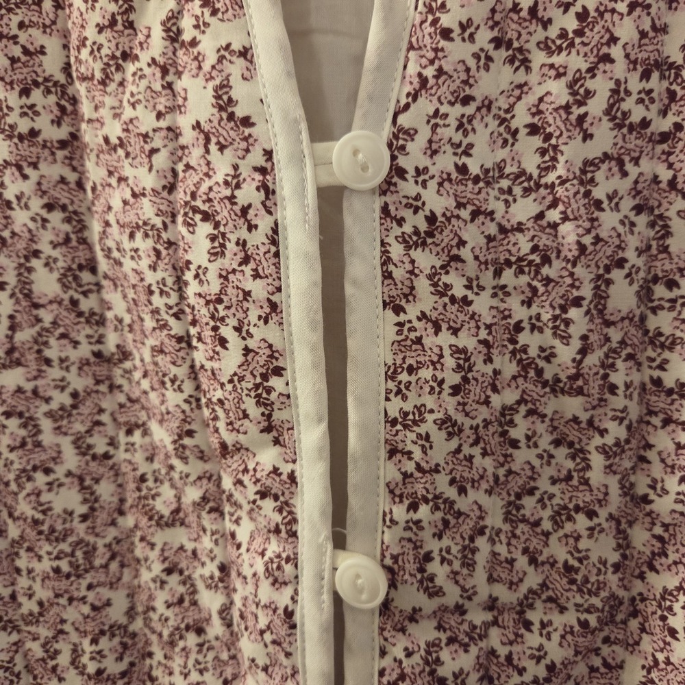 Universal Thread sz L lightweight‎ quilted jacket ditsy floral cottagecore boho - Picture 3 of 13